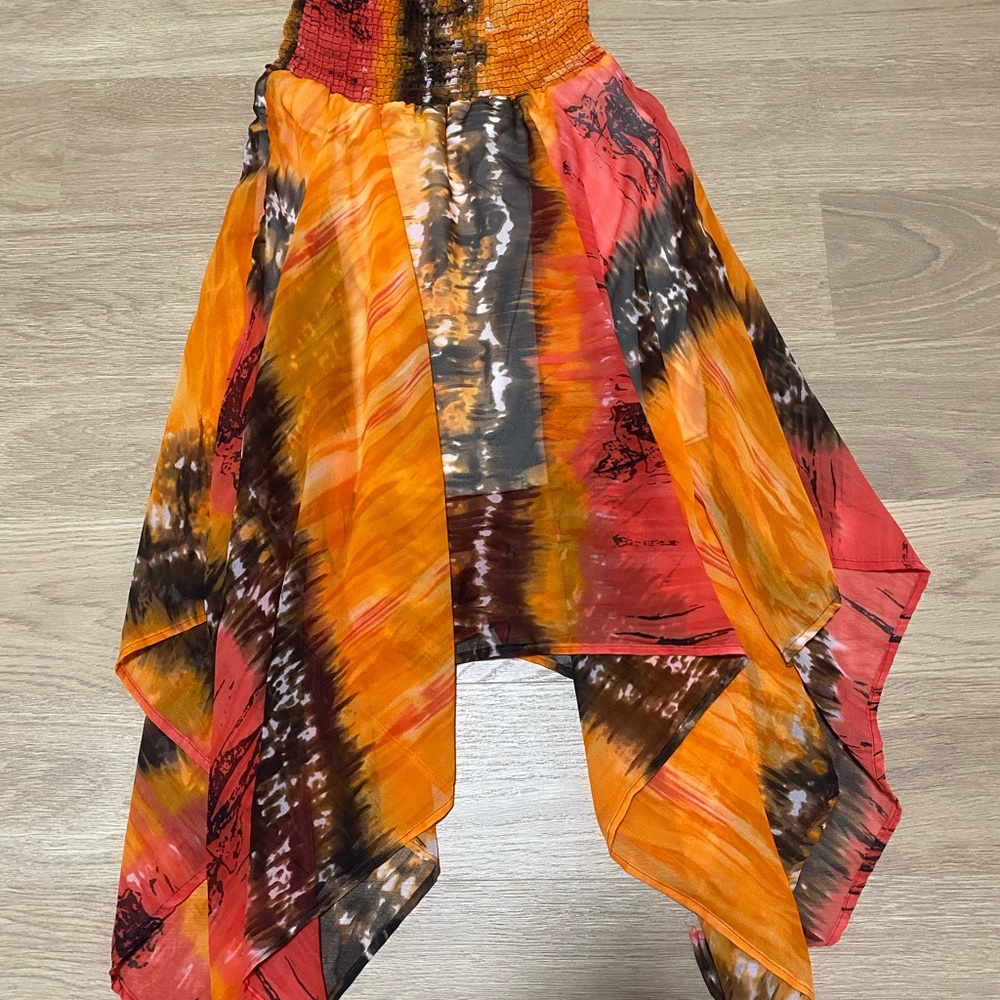 Women’s Orange Deb Sundress Large